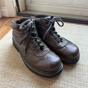 Dr. Martens Dark Brown Leather Boots
